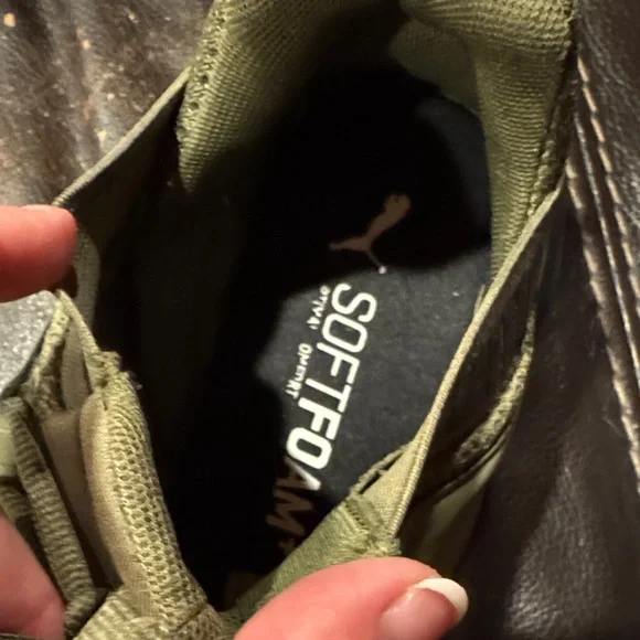 Puma olive green tennis shoes for Men size 10 - Picture 4 of 5